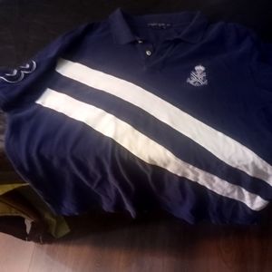 Daniel Cremieux short sleeve shirt.  XXL blue